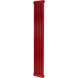 Стальной трубчатый радиатор 2-колончатый IRSAP TESI 21800/06 T30 cod.05 (красный) (RR218000605A430N01) - фото 2582551