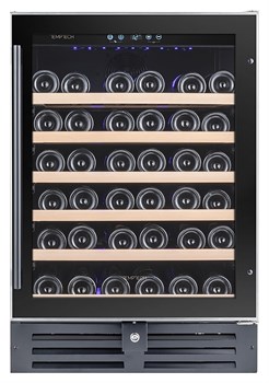 Винный шкаф Temptech Premium WPQ60SCB монотемпературный черный - фото 2918503