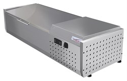 Витрина холодильная Finist ToppingBox НХВк-4 с крышкой - фото 2923800