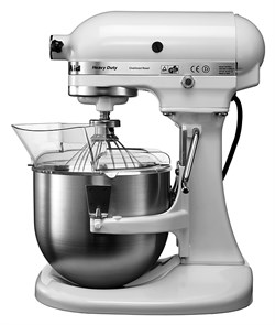 Миксер планетарный KitchenAid 5KPM5EWH белый - фото 2968706