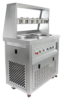 Фризер для жареного мороженого Foodatlas KCB-2Y (контейнеры, 2 компрессора) - фото 2988110