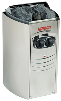 Электрическая печь HARVIA Vega Compact BC35 Steel со встроенным пультом - фото 3817112