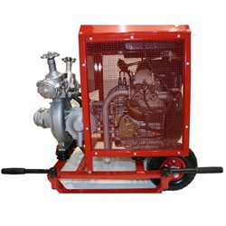 Мотопомпа пожарная переносная Гейзер МП 10/60 Д (дизельная) - фото 4599045