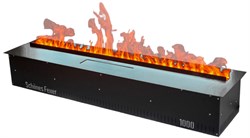 Встраиваемый очаг в модуль Schones Feuer 3D FireLine 1000 стальной - фото 4758635