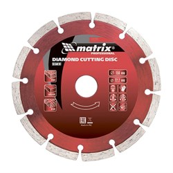 Алмазный диск MATRIX 125х22,2 мм (сухая резка) - фото 4839334