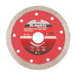 Алмазный диск MATRIX 125х22,2 мм (тонкий мокрая резка) - фото 4839388