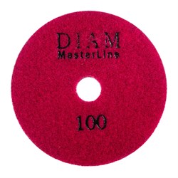Алмазный гибкий шлифовальный круг АГШК 100x2,5 №100 DIAM Master Line (мокрая) - фото 4847987