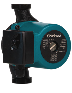 Насос для отопления SHINHOO BASIC S 32-8S 230V 180мм - фото 4908523