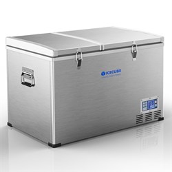 Компрессорный автохолодильник ICE CUBE IC100/106 литров - фото 4921608