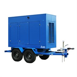 Дизельный генератор ТСС АД-150С-Т400-1РКМ11 (2 ст. автоматизации, РКМ на прицепе) - фото 5024655