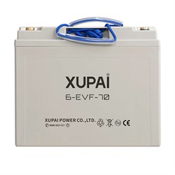 Тяговая аккумуляторная батарея  XUPAI 6-EVF-70 - фото 5034596