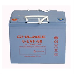 Тяговый аккумулятор CHILWEE 6-EVF-80 - фото 5034598