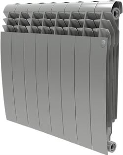 Биметаллический радиатор Royal Thermo BiLiner 500 Silver Satin 8 секц. - фото 5163042