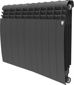 Биметаллический радиатор Royal Thermo BiLiner 500 Noir Sable 10 секц. - фото 5163088