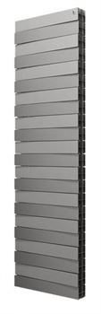 Биметаллический радиатор Royal Thermo Piano Forte Tower/Silver Satin 18 секций - фото 5163306