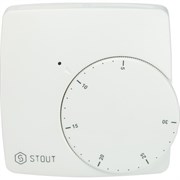 Термостат комнатный электронный STOUT WFHT-BASIC со светодиодом