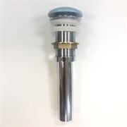 Донный клапан с керамическим верхом COMFORTY матовый голубой, DK-01 ML