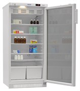 Холодильник фармацевтический POZIS ХФ-250-3 тонир. двери, серебро