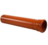 Труба канализационная Sinikon Универсал DN110 x 3,4 PN1L0,5м, PP-H, оранжевая