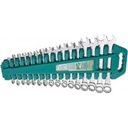 Набор ключей гаечных комбинированных трещоточных на держателе W45516S (16 предметов)