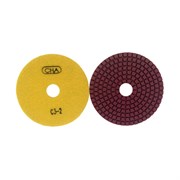 Алмазный гибкий шлифовальный диск CHA C3 50x2,0 №2 мрамор wet желтый