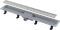 ALCA PLAST Симпл желоб водоотводящий L 550 мм, с порогами для перфорированной решетки, APZ10-550M - фото 4506680
