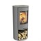 Печь-камин Contura 510:1 Style, чугунная дверца, серый - фото 4765096
