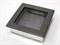 Вентиляционная решетка для камина Kratki 17х17 черная/хром пористая 17CS - фото 4770850